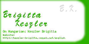 brigitta keszler business card